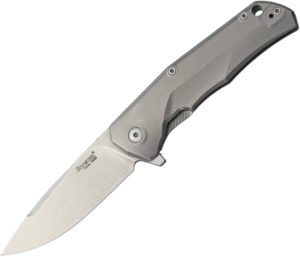 LionSTEEL TRE Titanium Framelock Gray (2.88″)