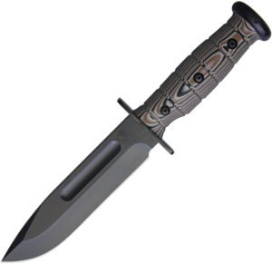 Medford USMC Fighter Knife Black/Brown (6.5″)