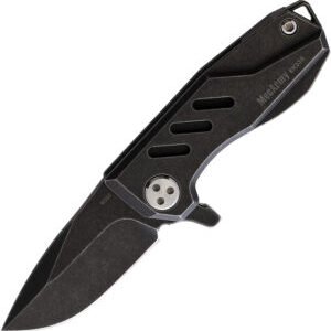 MecArmy Titanium Mini Linerlock Black (1″)