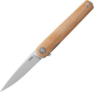 MKM-Maniago Knife Makers Flame Light Linerlock Natural (2.75″)