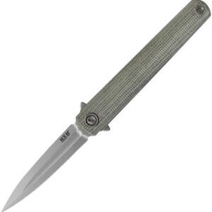 MKM-Maniago Knife Makers Flame Framelock Dagger Micarta (2.88″)
