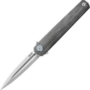 MKM-Maniago Knife Makers Flame Light Linerlock Black (2.75″)