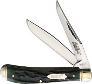 Marbles Trapper Green Stag Bone