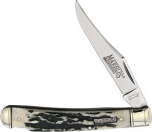 Marbles Black Stag Lockback (4.25″)