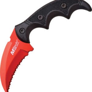MTech Fixed Blade Knife Red (2″)