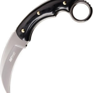 MTech Fixed Blade Knife Black Pakkawood (3.5″)