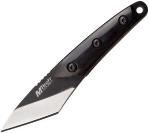 Mtech Neck Knife Black Wood (2″)
