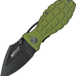 MTech Grenade Linerlock Knife Green (2.5″)