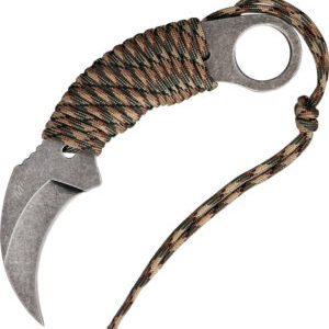 MTech Karambit Knife Camo Paracord (2.5″)