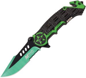 MTech Linerlock A/O Knife Green (3.5″)