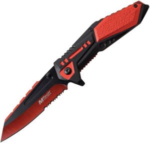 MTech Linerlock A/O Knife Red (3.75″)