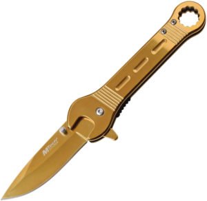 MTech Linerlock A/O Knife Gold (2.75″)