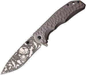 MTech Framelock A/O Knife Gray Sculpted (3.75″)