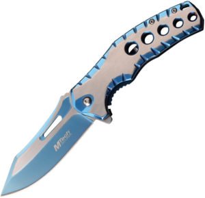 MTech Framelock A/O Knife Blue (3.5″)