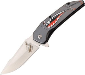 MTech Lady Luck Linerlock A/O Knife Gray (3.5″)