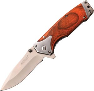 MTech Pakkawood Linerlock A/O Knife (3.25″)