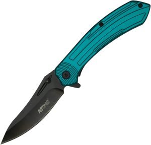 Mtech Linerlock A/O Knife Teal (3.5″)