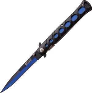 MTech Stiletto A/O Knife Blue (4″)