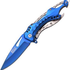 MTech Linerlock Knife A/O Blue (3.25″)