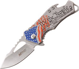 MTech Framelock A/O Knife Silver (2.25″)