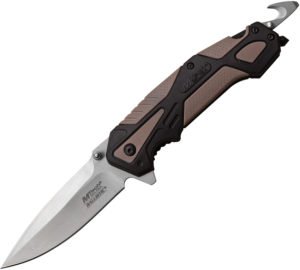 MTech Linerlock A/O Knife Black/Gray (3.5″)