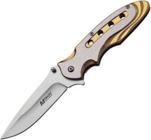 MTech Linerlock A/O Knife Gold (3.75″)
