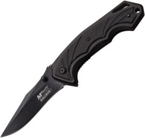 MTech Linerlock A/O Knife Black Plain (2.75″)
