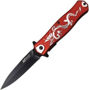 MTech Dragon Linerlock A/O Knife Red (3.5″)