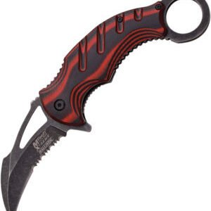 MTech Xtreme Karambit Red A/O (3″)