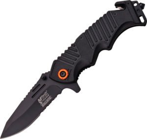 MTech Xtreme Rescue Linerlock Black A/O (3.5″)