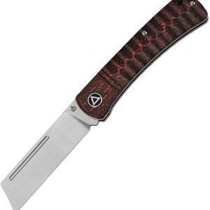 QSP Knife Hedgehog Slip Joint Red CF (2.75″)