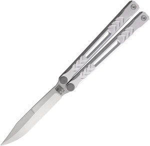 Revo Nexus Balisong Silver (4.5″)