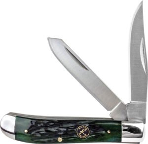 Roper Knives Trapper Green Bone Carbon