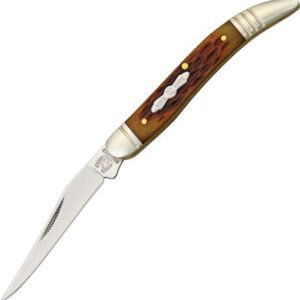 Rough Rider Baby Toothpick Amber Bone