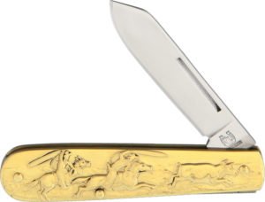 Rough Rider Cowboy Knife Brass
