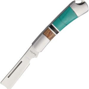 Rough Rider Turquoise Mini Razor Folder (1.38″)