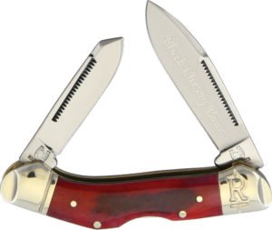 Rough Rider Lockback Black Cherry Bone