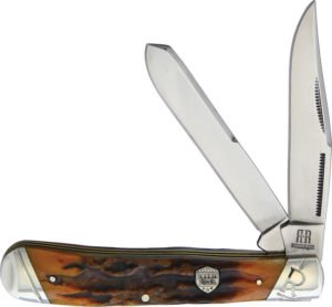 Rough Rider Trapper Brown Stag Bone