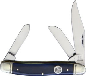 Rough Rider Stockman Blue Smooth Bone
