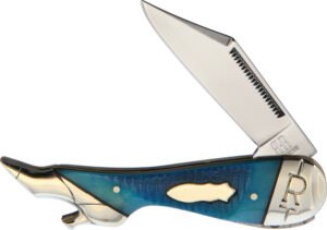 Rough Rider Black and Blue Leg Knife