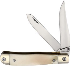 Rough Rider Trapper White Smooth Bone