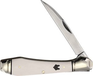 Rough Rider Wharncliffe Folder White Mic
