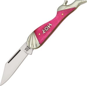 Rough Rider Small Leg Knife Hot Pink