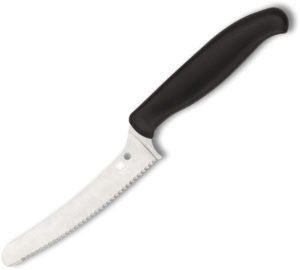 Spyderco Z-Cut Kitchen Knife Black (4.25″)