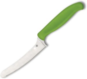 Spyderco Z-Cut Kitchen Knife Green (4.25″)