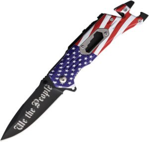 S-TEC American Flag Linerlock A/O (3.5″)