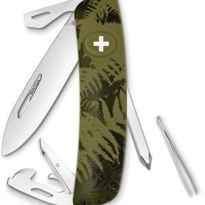 Swiza C04 Button Lock Green Camo (2.75″)