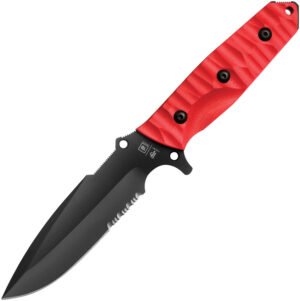 TB Outdoor Survival Fixed Blade Red (4.5″)