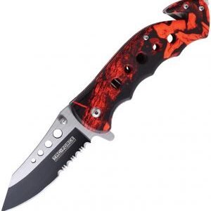 Tac Force Rescue Linerlock A/O Red (3.25″)