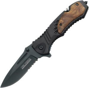Tac Force Rescue Linerlock A/O Wood (3.25″)